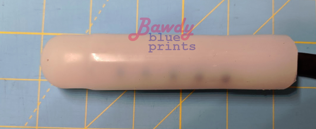 Infrared LEDs inside silicone