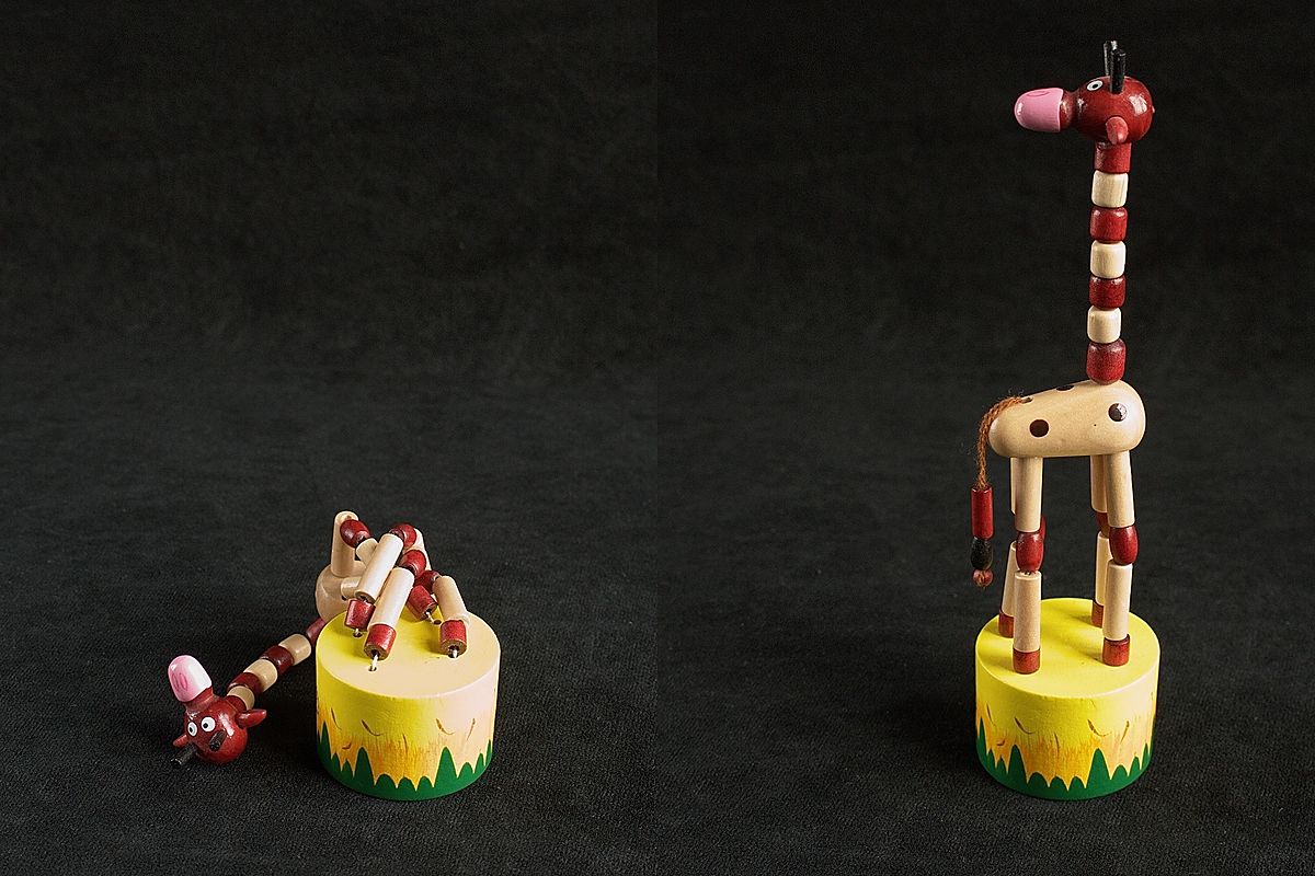 Bawdy Blueprints. Push puppet design.